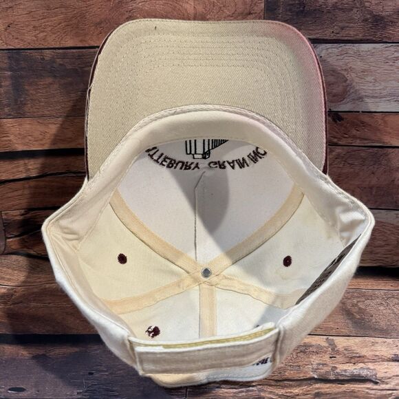 Attebury Grain Hat Cap Cream Adjustable H & L Strap Elevator Farm Outdoors - Picture 5 of 7